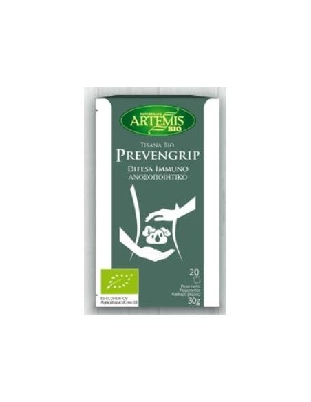 Prevengrip Tisana 20Bolsitas. Bio de Artemis Bio