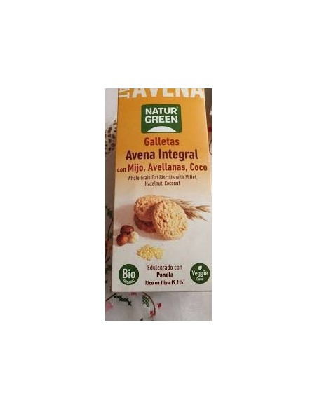 Naturgreen Galleta De Avena Integral Con Mijo, Ave de Naturg