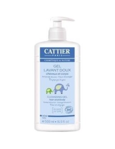Gel Baño Bebe Cabello/Cuerpo 500 Ml de Cattier