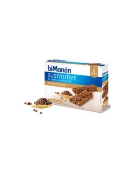 Barritas Cereales-Cacao-Chocolate 8Ud. de Bimanan