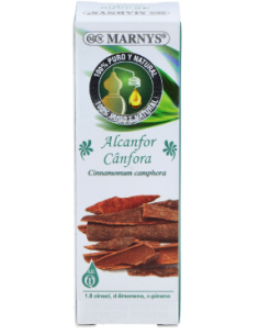 Aceite Esencial Alimentario De Alcanfor   Estuche Con Botella - 15 Ml Marnys