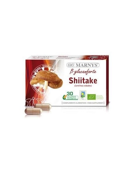 Shitake Bio   30 Cápsulas Vegetales  X 400Mg  Marnys