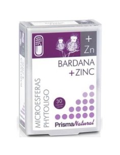 Bardana + Zinc Microesferas 30Cap. de Prisma Natural
