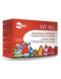Vit All Multivit Y Multimin 30Caps. Microgranulos de Waydiet Natural Products