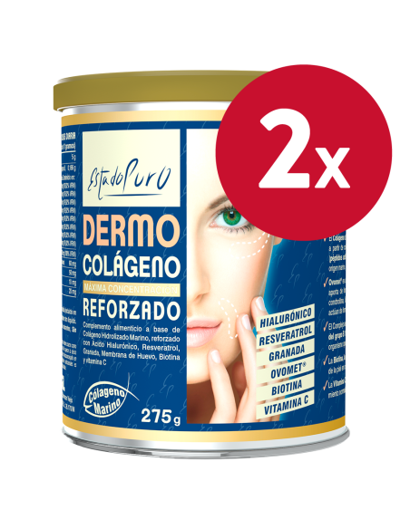 Pack 2 Unidades Dermocolageno Reforzado 275Gr. Estado Puro d