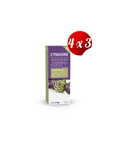 Embalagem 4x3 unidades Cynasine Solução Oral 250Ml. da Dietmed