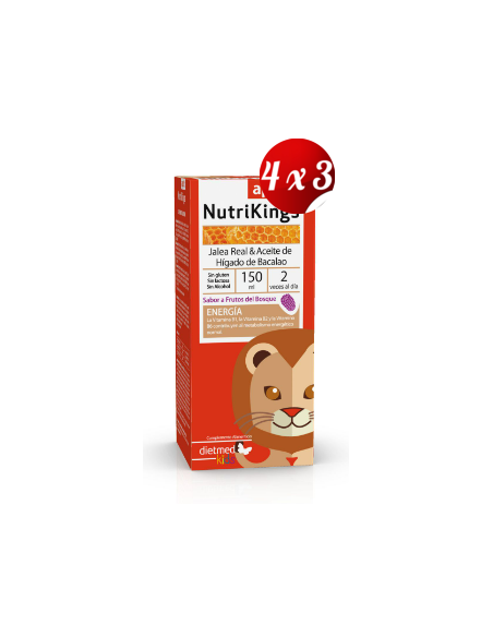 Pack 4x3 uds Nutrikings Apetit Solución Oral 150 Ml De Dietmed