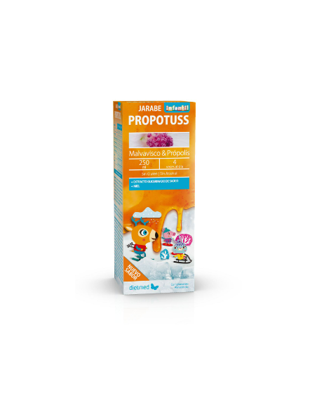 Pack 4x3 uds Propotuss Infantil Jarabe 250 Ml De Dietmed