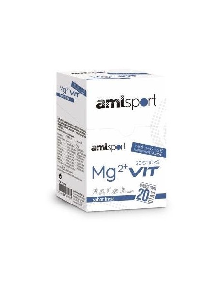 Mg2 + Vit Sabor Fresa 20Sticks Amlsport de Ana Maria Lajusti