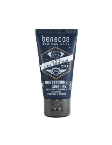 Crema Rostro Y Aftershave 2En1 For Men 50 Ml Vegano Benecos