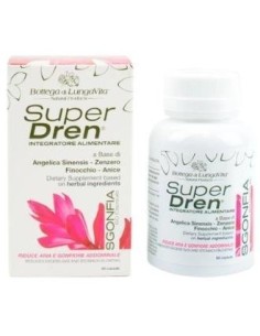 Super Dren Capsulas Sgonfia 60 Cápsulas  Bottega Di Lungavita