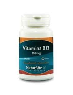 Vitamina B12 250Mcg. 60 Comprimidos de Naturbite