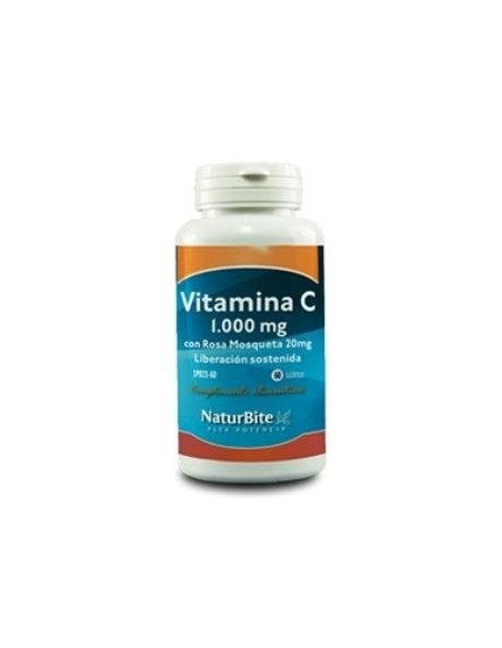 Vitamina C 1000Mg.Con Rosa Mosqueta 20Mg. 180 Comprimidos de