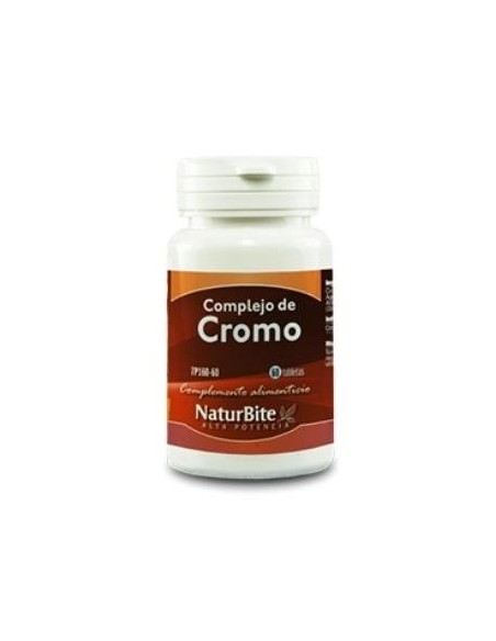 Complejo De Cromo 200Mcg.Cr Gtf 60 Comprimidos de Naturbite