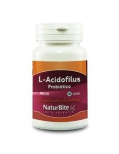 L-Acidophilus 500Millones Cfu 60 Comprimidos de Naturbite