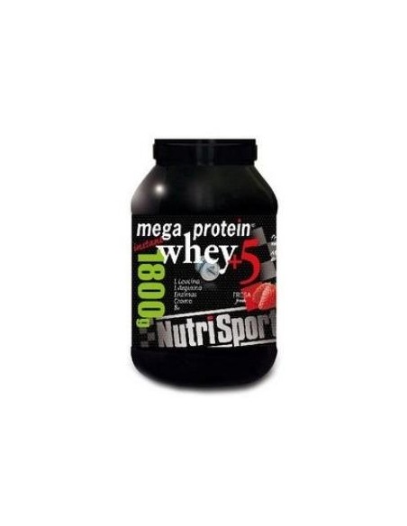 Mega Protein 5 Whey Vainilla 1,8Kg. Nutrisport