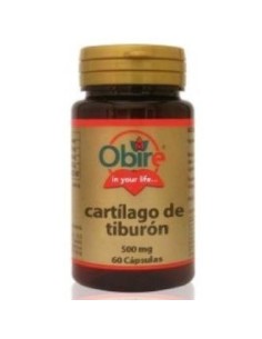Cartilago de tiburon 500 mg. 60 capsulas de Obire