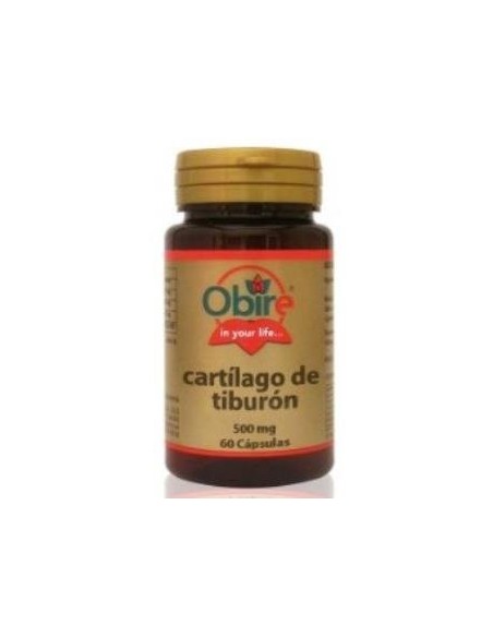 Cartilago de tiburon 500 mg. 60 capsulas de Obire