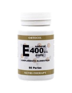 Vitamina E 400Ui D-Alpha (Natural) 90 Perlas de Ortocel Nutr