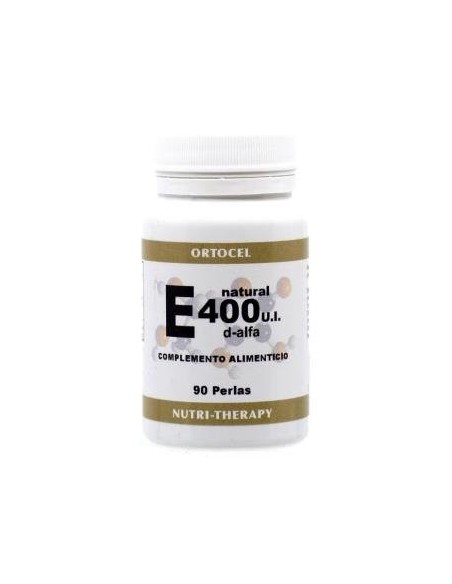 Vitamina E 400Ui D-Alpha (Natural) 90 Perlas de Ortocel Nutr