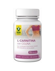 L-Carnitina Con Colina 75 Cápsulas  Sg Vegan Raab Vitalfood