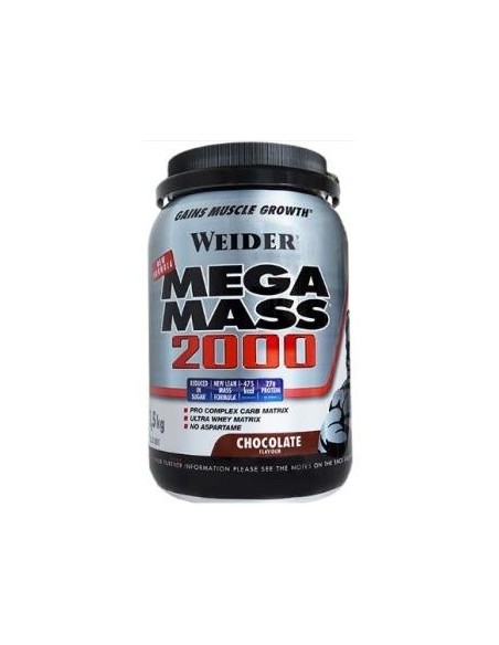 Weider Mega Mass 2000 Chocolate 1,5Kg. de Weider