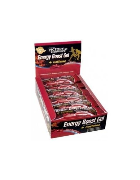 Victory Endurance Energy Boost Gel+Cafein Red 24U de Weider
