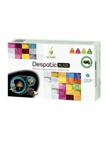Embalagem 3x2 Frascos Despatic Pretos Recipiente de 20 frascos de 10 ml. por Novadiet