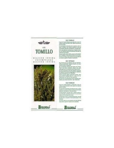 Gel Tomillo Intimo 250 Mililitros Bellsola