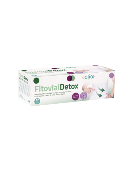 Fitovial Detox 12 Viales de Sakai