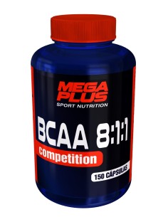 Bcaa 8:1:1 Competiton 150caps de Mega Plus