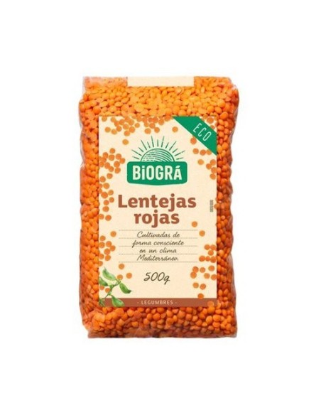 Lentejas Rojas 500G Biogra Bio (Para Pures) de Biográ (Sorri