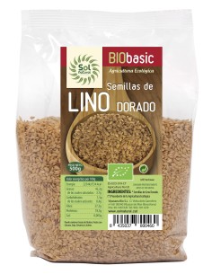 Semillas De Lino Dorado Bio 500 Gramos  Sol Natural