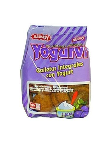 Galletas Yogurvi 200 gramos S/A S/Sal de Sanavi