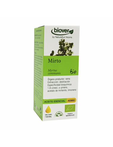 Ae Myrtus Communis Mirto 5 Ml 5 Ml Bio de Biover