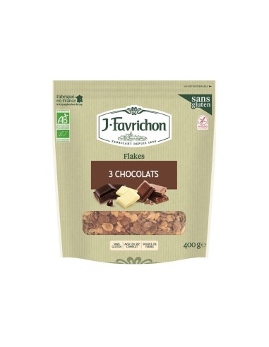 Flakes 3 Chocolates 400Gr de Favrichon