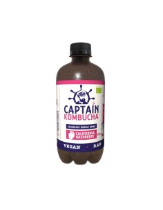 Kombucha Frambuesa 400 Mililitros Bio Captain