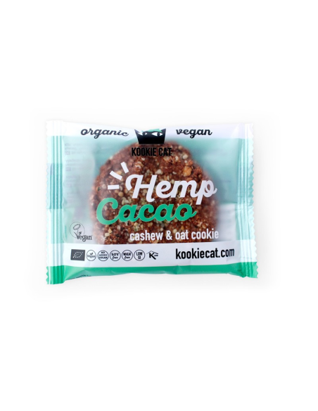 Galleta Con Cáñamo & Cacao Bio 50 g de Kookiecat