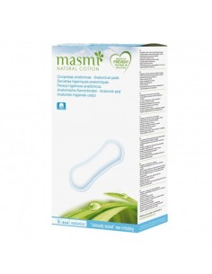 Compresas Anatomicas Masmi Natural Cotton 16U de Masmi
