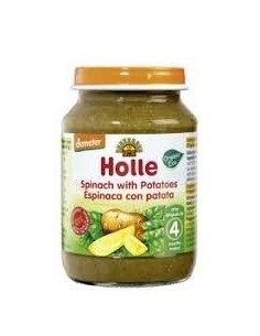 Potito Espinacas Con Patata 4Meses 190 Gramos Demete Holle