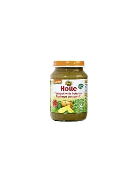 Potito Espinacas Con Patata 4Meses 190 Gramos Demete Holle