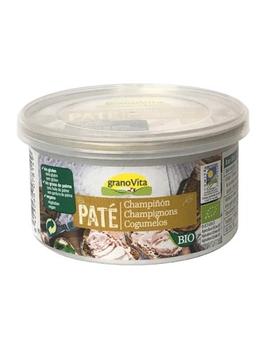 Paté Champiñón Bio, 125 G de Granovita