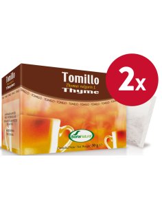 Pacote de 2 unidades Inf.Tomilho 20Uni. de Soria Natural