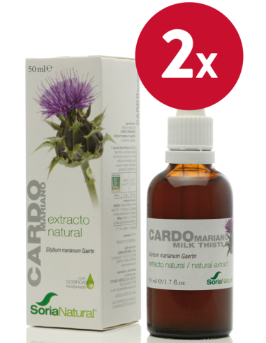 Pacote de 2 peças Ext. Cardo Mariano S/Al 50Ml de Soria Na