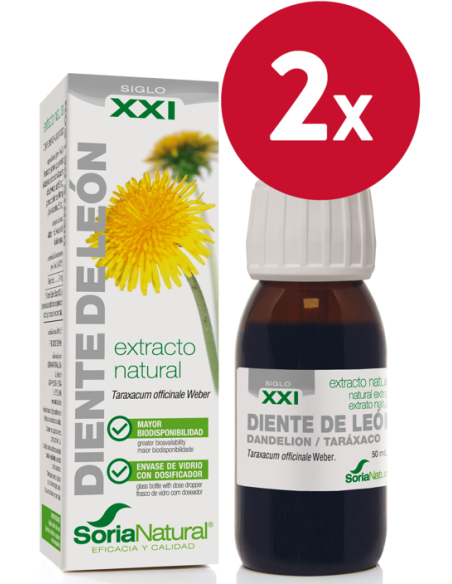 Pacote de 2 peças Ext. Dente de Leão Xxi 50Ml. S/Al de So