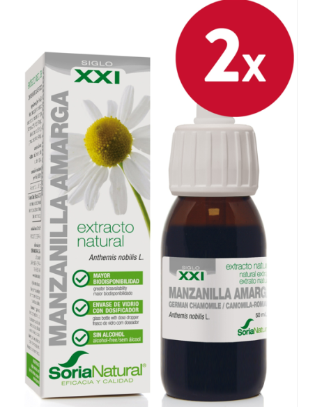 Pacote de 2 peças Ext. Camomila Amarga Xxi 50Ml. S/Al de