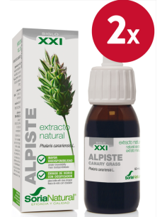 Pacote de 2 peças Ext. Alpiste Xxi 50Ml. S/Al de Soria Nat