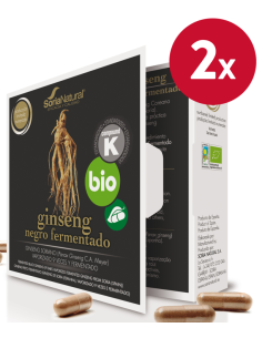 Pacote de 2 Ginseng Preto Fermentado 24Cap. de Sória