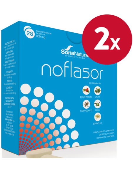 Pacote de 2 unidades Noflasor 28Comp. de Soria Natural