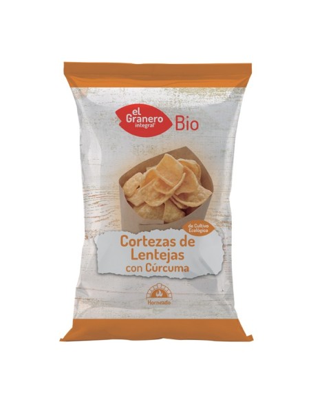 Cortezas De Lentejas Con Curcuma Bio, 65 G de El Granero Integral